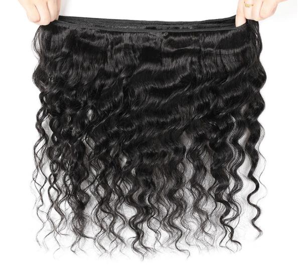 Peruvian Human Virgin Hair Loose Deep Wave 1b Natural Color No Chemical