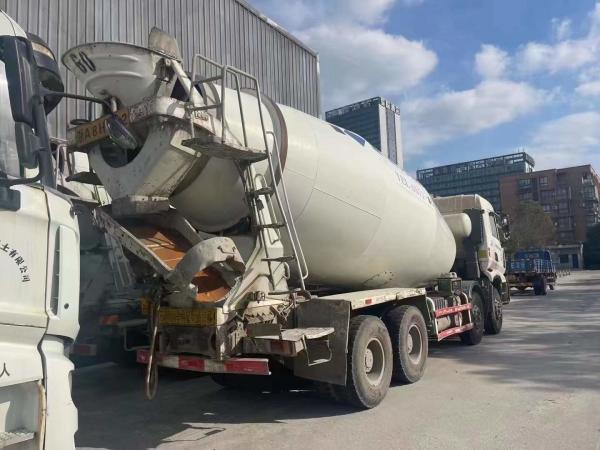 Shacman Used Mixer Trucks 16m3 HINO P11C-WC Engine Euro V Emission