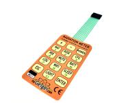 Matrice 3*5 Rime Embossing Tactile Membrane Switch avec hautement efficace