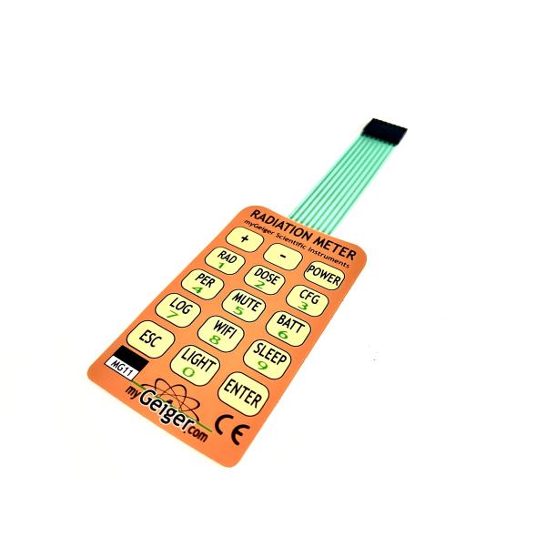 Матрица 3 * 5 ремня рельефный тактильный мембранный переключатель с высокой эффе