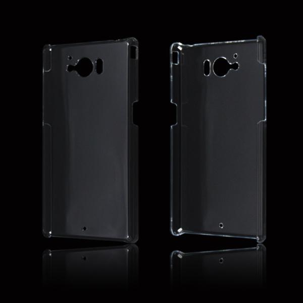 Crystal Clear plastic cell phone case cover for Sharp SHV32