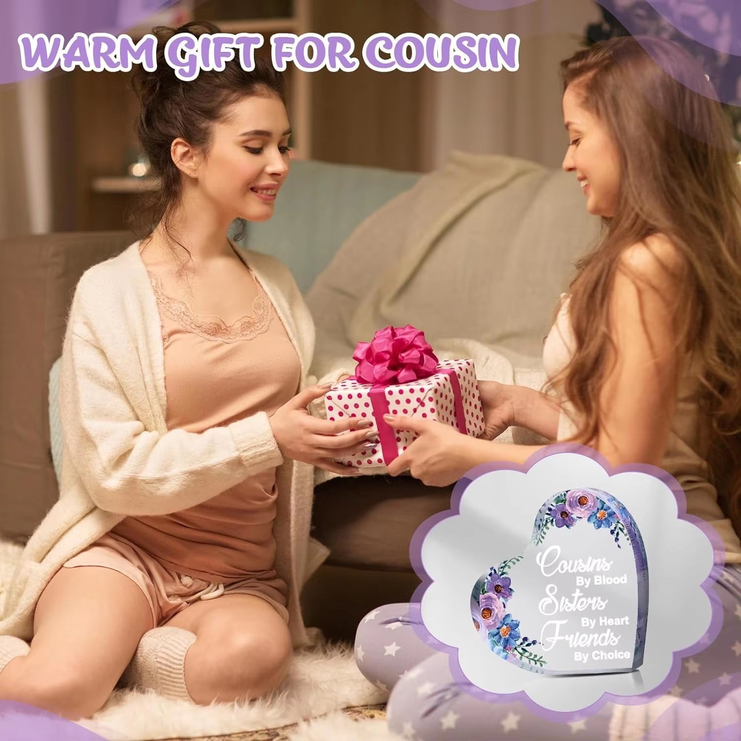 UV Transparent Heart Shaped Solid Clear Acrylic Block With Customizable Sizes For Desktop Decoration