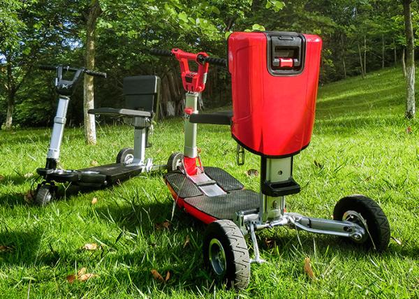 Brushless DC Motor Electric Scooter For Adults , 48V 8.7Ah Lithium Battery Travel Mobility Scooter