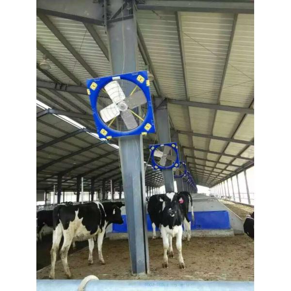 Grande ventilador de resfriamento de ar de circulação de escape industrial de lâmina de alumínio ventilador de criação de aves de capoeira