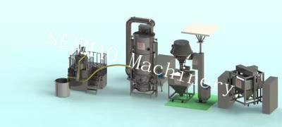 Improve Productivity Plastic Granulator Machine Glucose Fluidized Bed Granulator