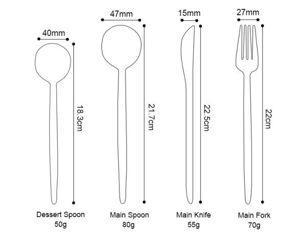 Kitchen Matte Gold Silverware Set With Black Handle