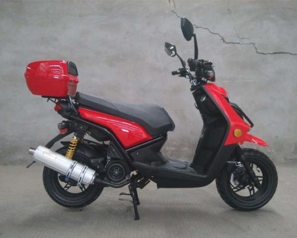 Eletric / Kick Start 150cc Adult Gas Scooter Front Disc And Rear Drum Brake