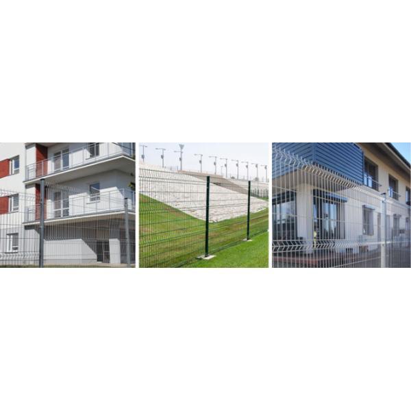 Welded 3d 1.8x3.0m Triangle Fence Panel Anti Corrosion