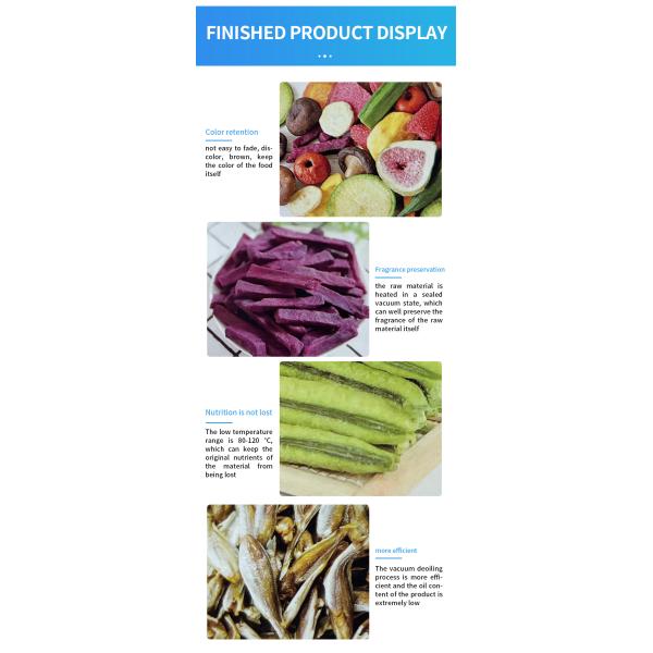 Фрукты и овощи из нержавеющей стали Морепродукты Картофель фри Цыпленок Промышленная вакуумная фритюрница