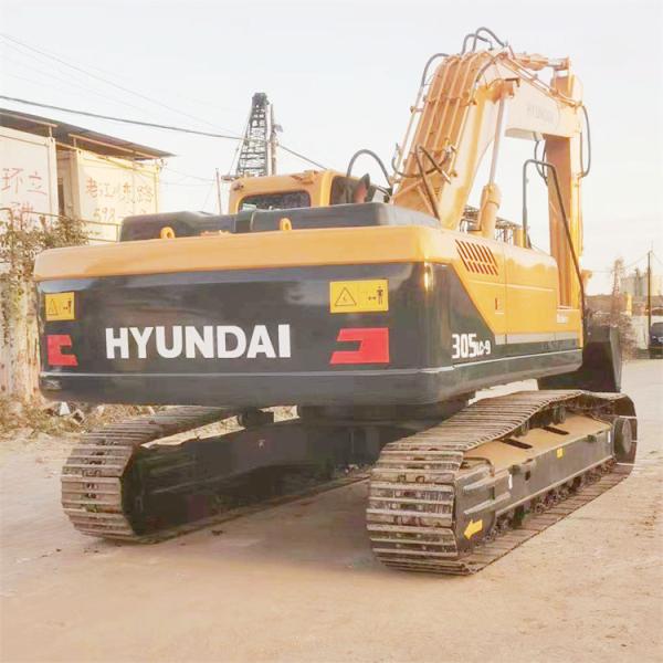 30 Ton Used Hyundai 305 Excavator in Shanghai Original Hydraulic Pump Health Condition
