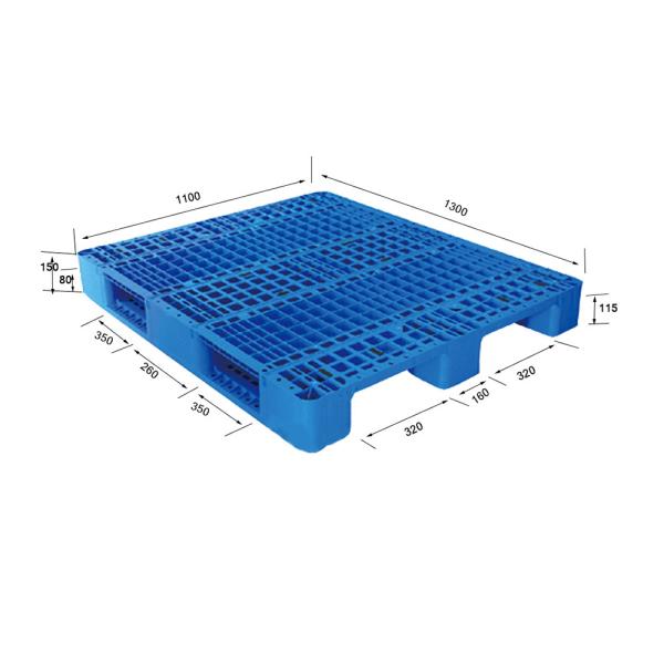 1300*1100*155mm Mesh Stackable Plastic Pallet Euro Size Standard