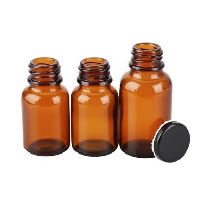 Versatile Screw Cap Amber Cosmetic Bottles for Cosmetic Packaging Solutions