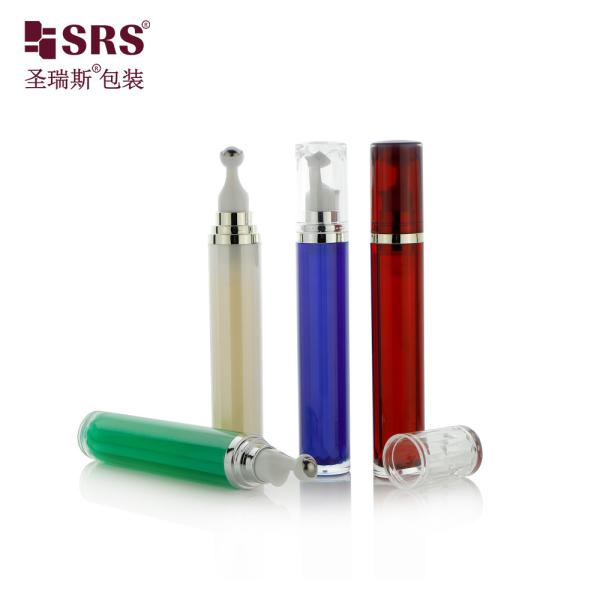 LR001-15/20ML Acrylic Empty Cosmetic Roller Bottles Coating For Eye Soothing Gel