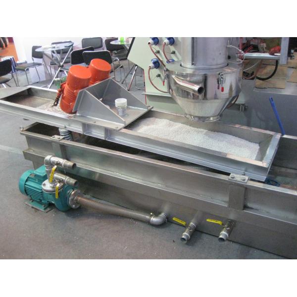 Water Ring Pellets Plastic Recycling Production Line , PP Recycling Machine Plastic Film Compactor