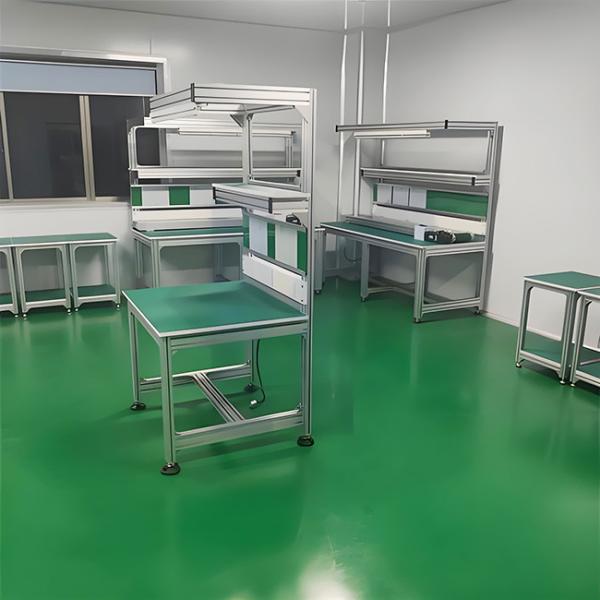 Industrial ESD Workbench With Monitor Mount Technical Documentation Station