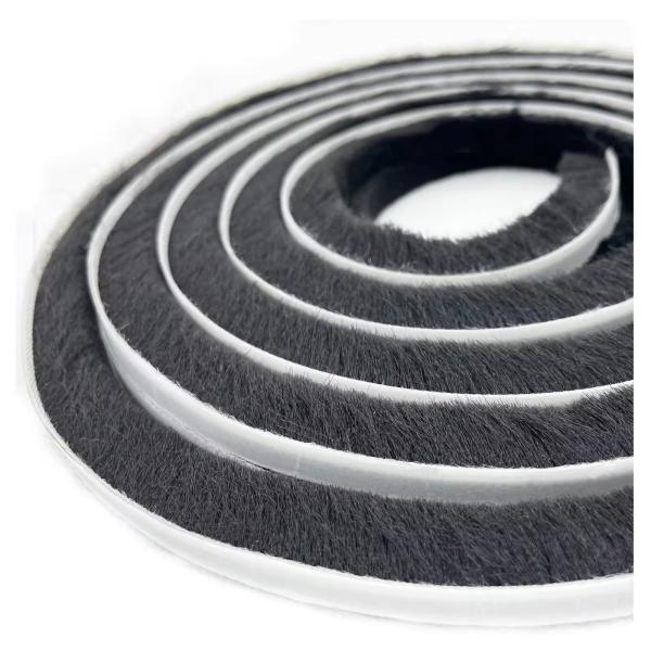 Modern Apartment Aluminum Windows and Doors Accessories with Fin Wool Pile Weather Strip