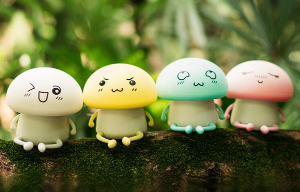 USB Mushroom Bedside Silicone Night Lamp LED Silicone Night Light for Baby Kids Children
