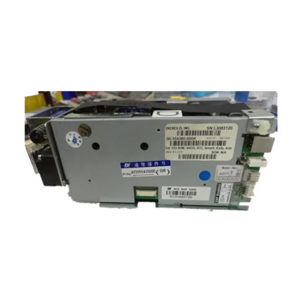 Diebold CD RDR,MTZ,TRK1/2/3,RD/WRT,HICO,ICC,STRP PN: 49-209542-000E 49209542000E Diebold 00-104380-000K Card Reader