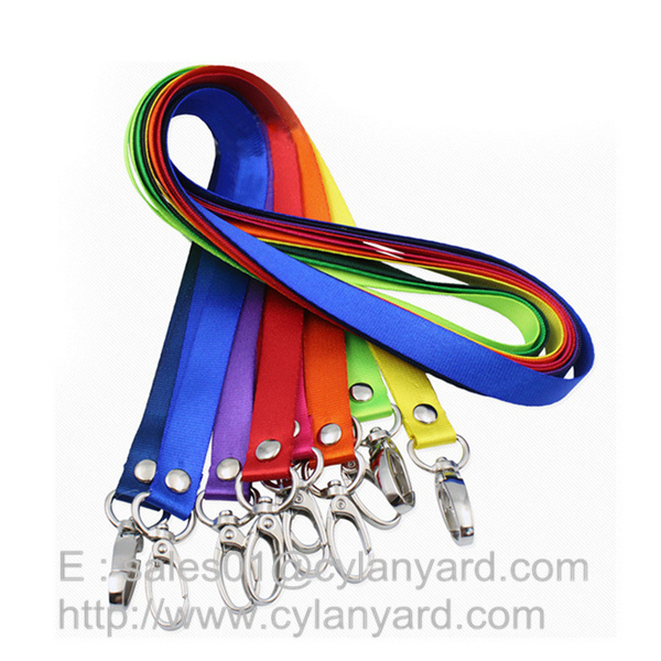 Nylon badge holder lanyards factory China, wholesale print nylon id badge ribbons