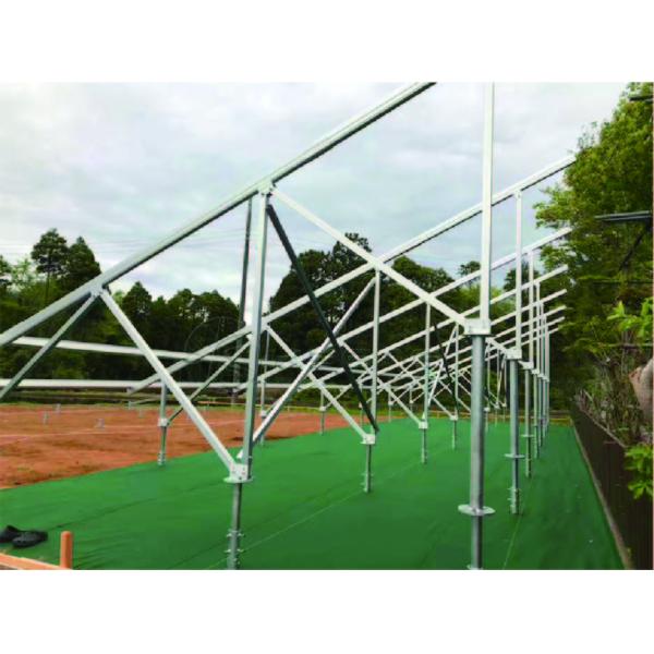 Сталь горячего погружения гальванизированная и водоустойчивый кронштейн системы установки земли панели солнечных батарей