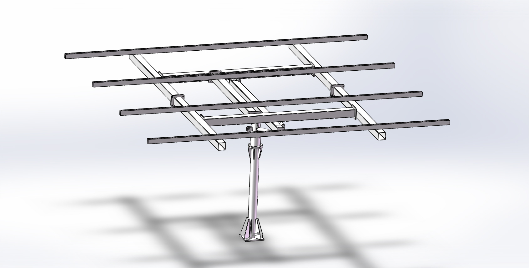 Jimmy New Arrival 3KW Solar Tracker System 6 Panels 12V 24V DC Motor with Solar Mounting Bracket