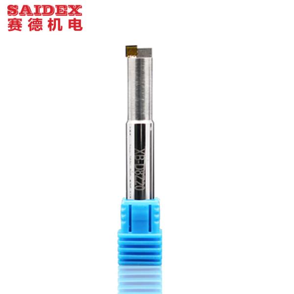 Fraise en bout PCD métallique portable électrique avec revêtement pour polissage acrylique usinage CN