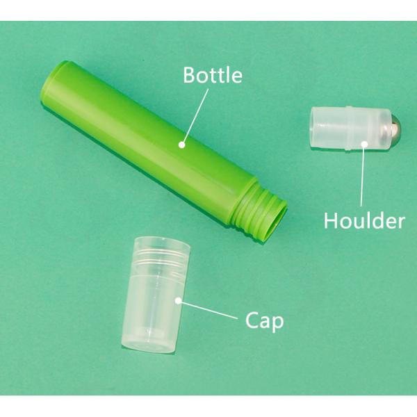 Metal Roller Ball Plastic Refillable Roll On Bottle 8ml for Perfume Essential Oil