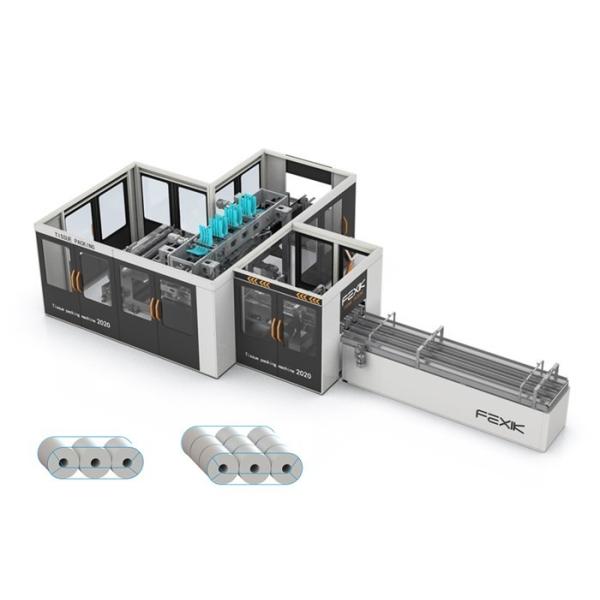 3 Lanes 50mic Toilet Paper Maker , 250mm Kitchen Towel Machine