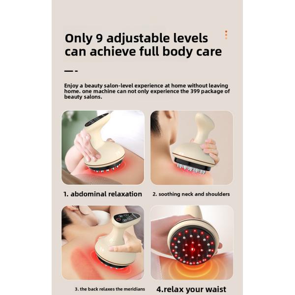 Intelligent Body Guasha Therapy Massager Wireless Handheld Weight Loss Massage Machine