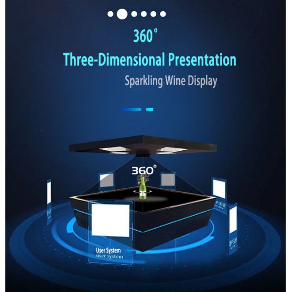 55 inch 360 3D Holographic Display Box Full HD Interactive Holographic Display
