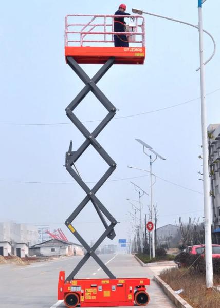 10m 12m 14m Self Propelled Electric Scissor Lift Platform for Outdoor Use