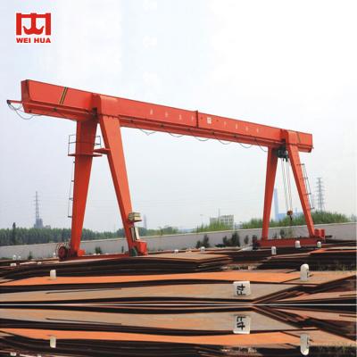 Span 12m - 30m Single Beam Gantry Crane 25 Ton Gantry Crane For Concrete Factory