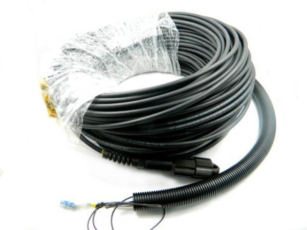 Optical Cable Assembly DLC/PC,DLC/PC,Multimode,GYFJH 2A1a(LSZH),70m,7.0mm,2Cores,Outdoor Protected Branch Cable
