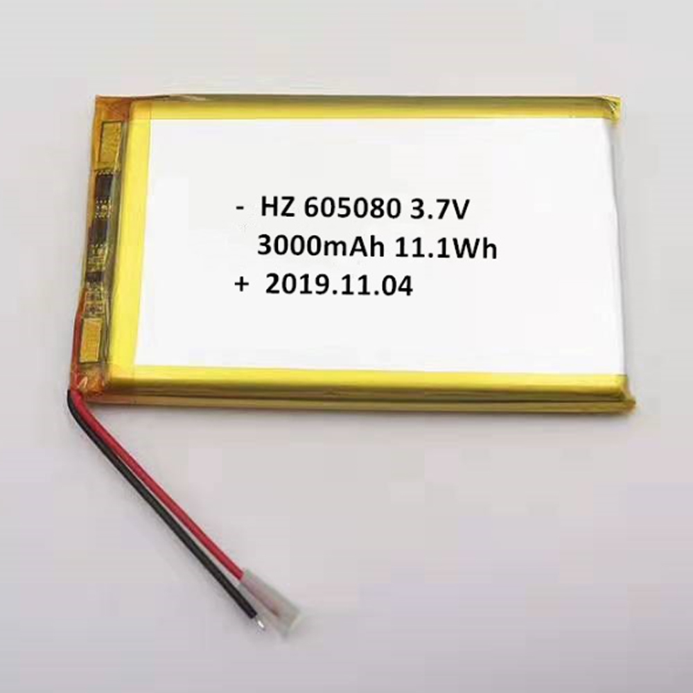 605080 3.7V 3000mAh Li Polymer Lithium Battery With KC Certification