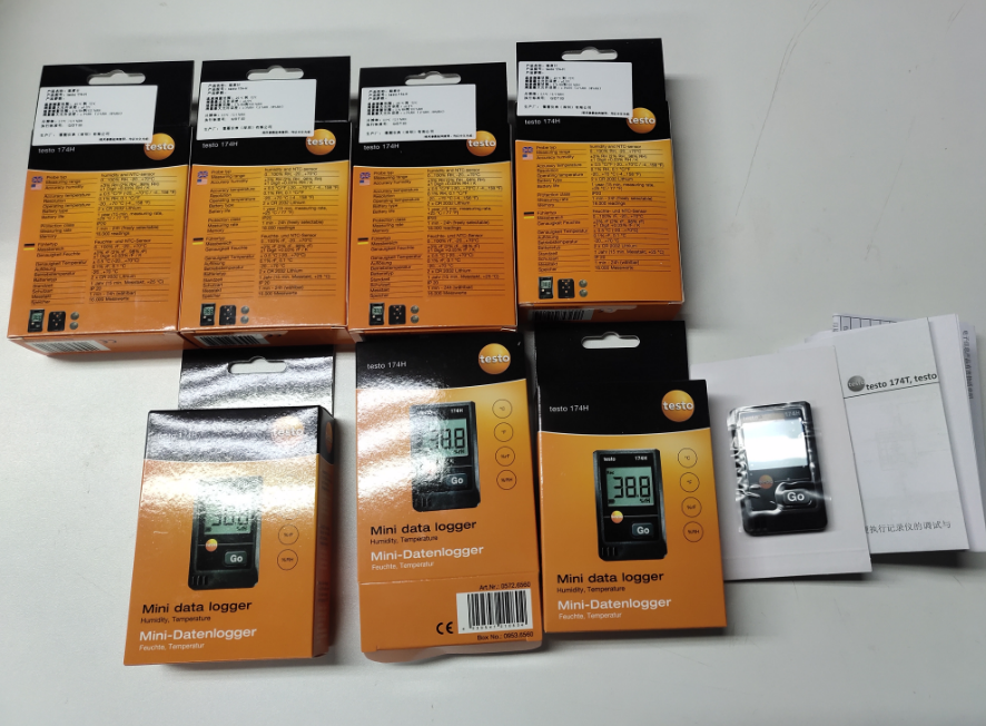 Testo 174H デジタル温度と湿度 ミニデータロガー 注文番号 0572 6560 Testo174H データロガー
