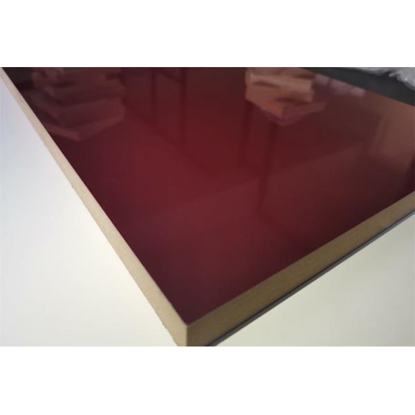 18mm high gloss kitchen cabinet mdf boards/acrylic mdf boards with red colors