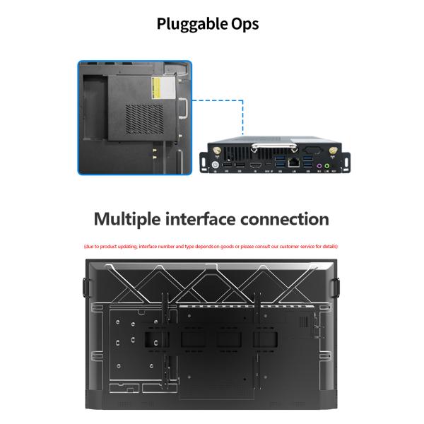 LCD Smart Interactive Whiteboard All In One Panel Display ODM