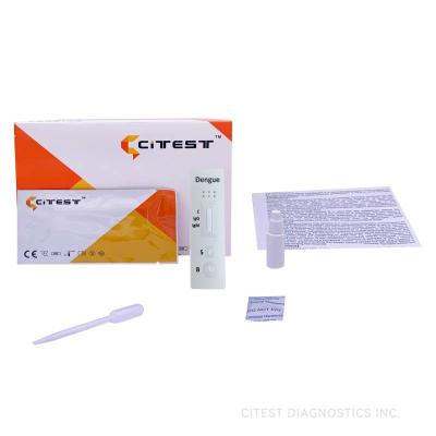 Teste IgG/IgM e NS1 rápido combinado da dengue, caracterizado por um início repentino da febre