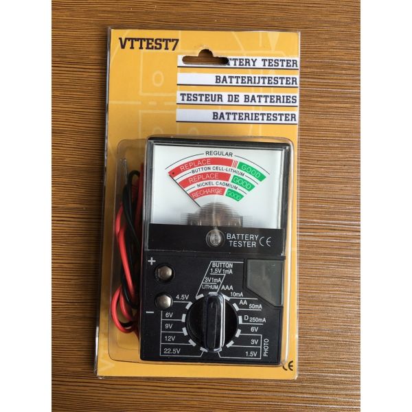 Analog Battery Tester Dry Batteries Aa 1.5v