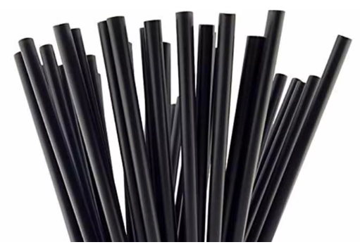 Одноразовая посуда для питья из ПЛА Белая соломинка для питья из ПЛА 5 мм * 150 м Экологически чистые