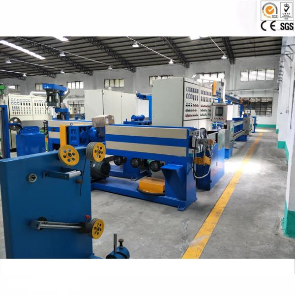 Electric Copper Wire Cable Extrusion Machine For LDPE / Nylon / Plastic