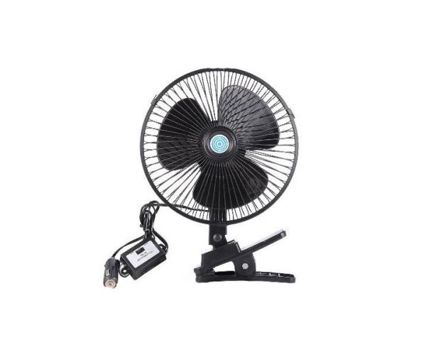12V / 24V Car Cooling Fan With Half Safety Metal Guard Long Working Life