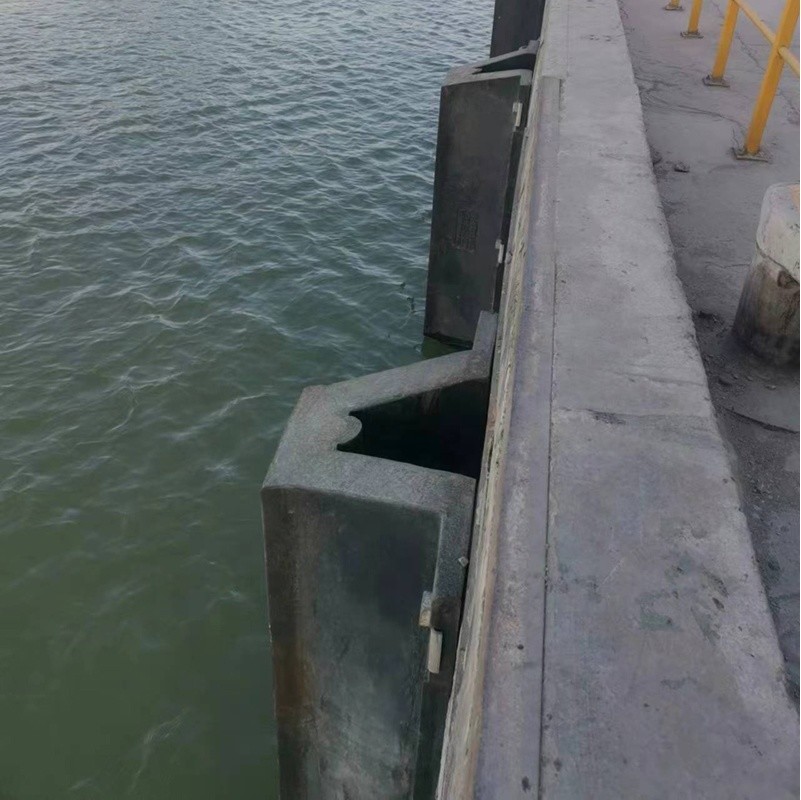Dock/Ship Protection with High Energy Absorption Super Arch Rubber Fender Black/Grey