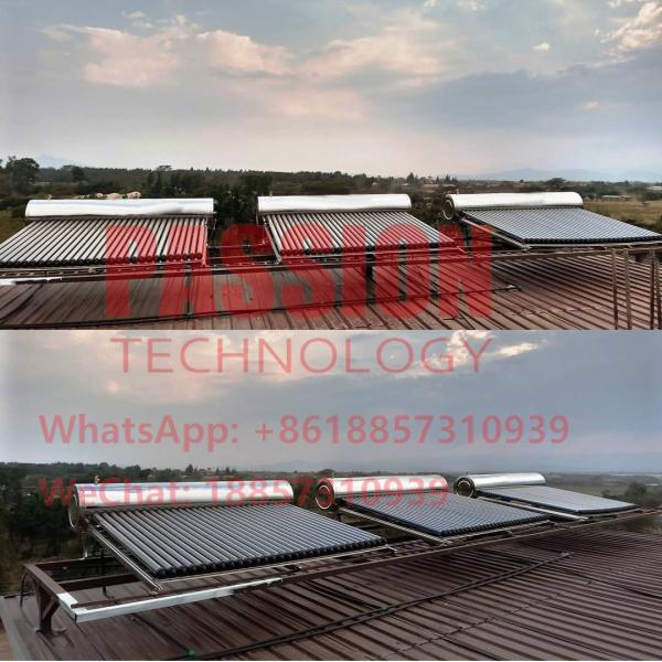coletor solar de aço de Heater Presurized Heat Pipe Solar da água de 3000L 304 Stainlsss