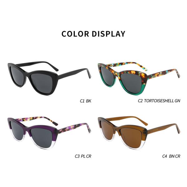 Sunny Days Acetate Frame Sunglasses Cat Eye Designer Stylish Style For Women Men