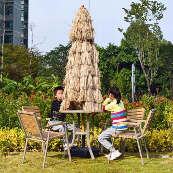 Modern Design Style Middle Pole Umbrella for Outdoor Garden Patio Hotel