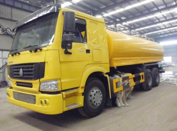 Tipo quadrado veículo do petroleiro de óleo, caminhão do transporte da água 6x4 com tanque ZZ1257M4647C