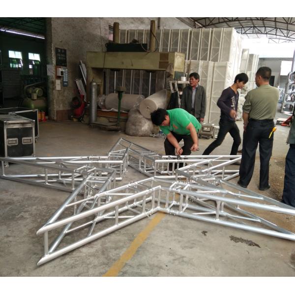 Fashion 4m Diameter Aluminum Material Star Truss Spigot Lighting Truss Systems