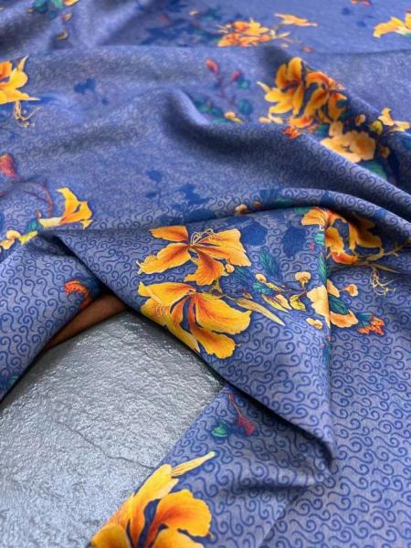 Natural Luxury 100%Silk for elegant dressings garments soft handfeeling and breathly accept /OEM active and pigmentprint