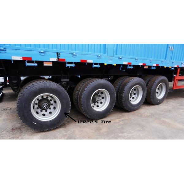 2023 New China Flatbed Trailer with side wall semi trailer with high sideboard for sale in Nigeria